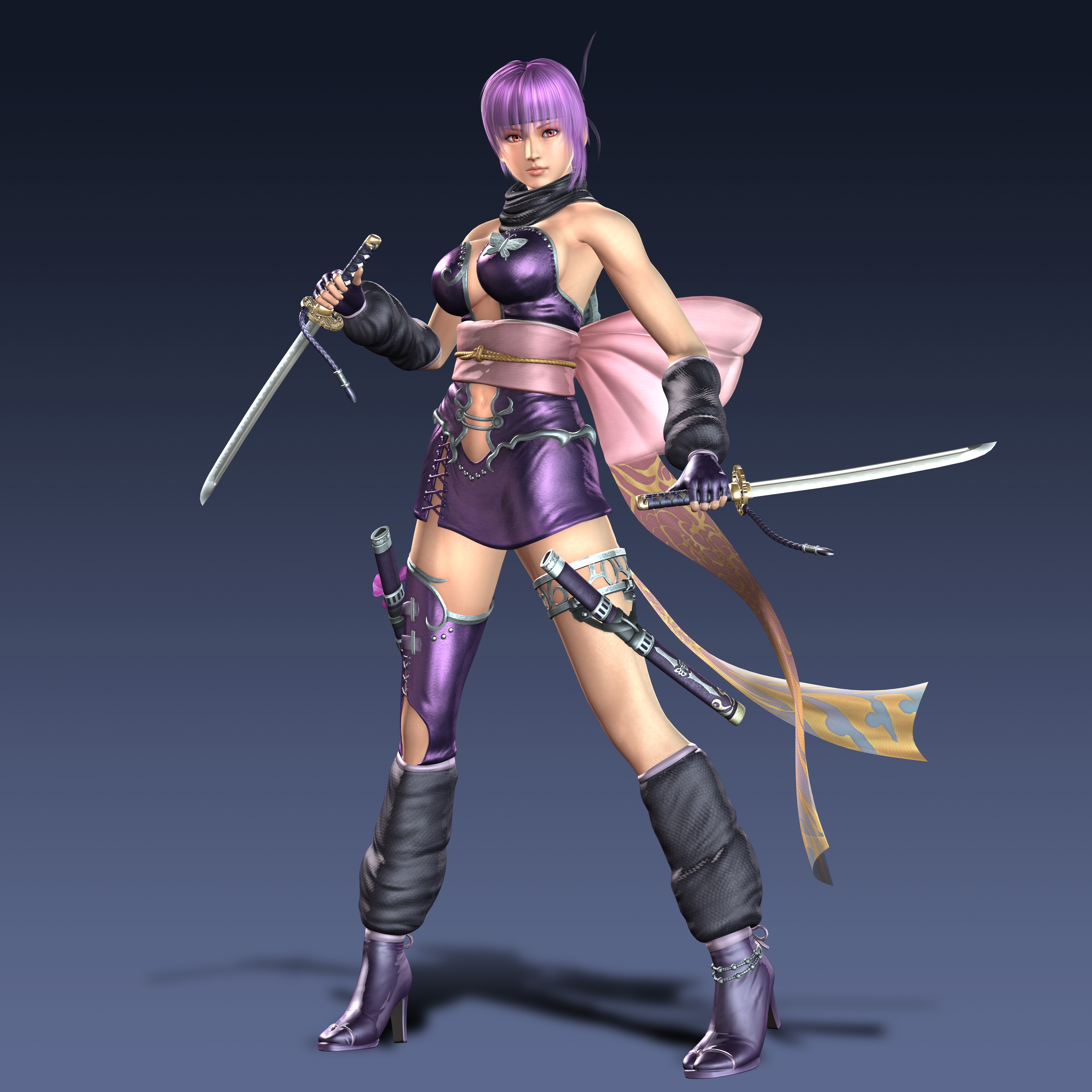 Koei Tecmo Dead Or Alive Ninja Gaiden Ninja Gaiden 2 Ayane Doa Cg Heels Sword Weapon 214567 9373